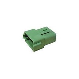 1 pcs : DT04-12PC - Automotive Connectors 12P RCPT, C Key Green