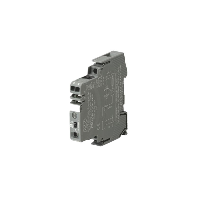 1 pcs - ABB Electronic Circuit Breaker 10A 24V EPD24, DIN Rail Mount