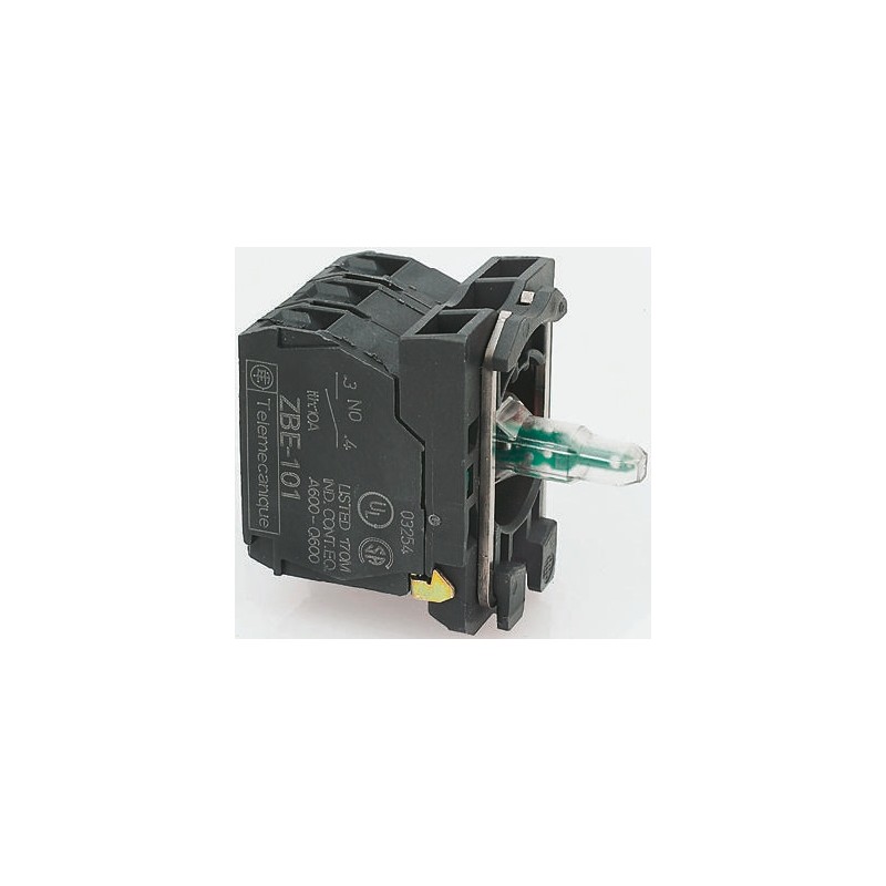 1 pcs - Schneider Electric Harmony XB5 Series Contact & Light Block, 24V ac/dc, 1NO