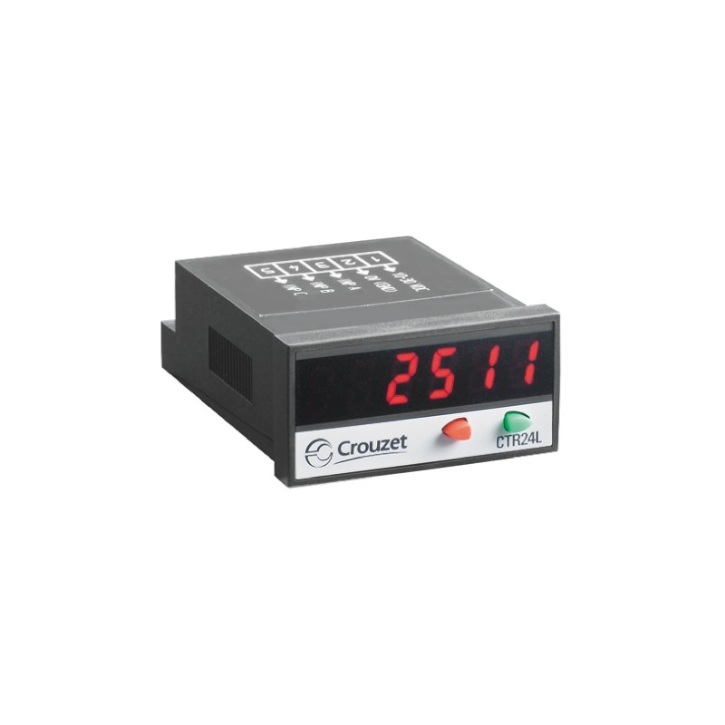 1 pcs - Crouzet CTR24L Counter, 6 Digit, 30 V