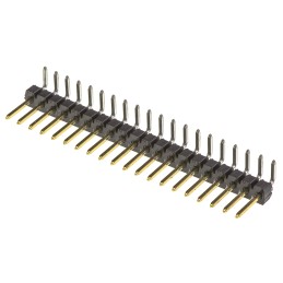 5 pcs - Molex C-Grid III Series Right Angle Through Hole Pin Header, 20 Contact(s), 2.54mm Pitch, 1 Row(s), Unshrouded