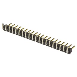 5 pcs - Molex C-Grid III Series Right Angle Through Hole Pin Header, 20 Contact(s), 2.54mm Pitch, 1 Row(s), Unshrouded