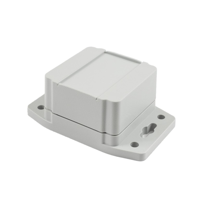 1 pcs - Hammond 1555F Series Polycarbonate Enclosure, IP68, Flanged, 2.56 x 2.56 x 1.67in