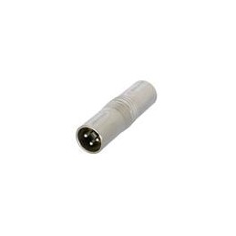 1 pcs : NA3MM-UW - XLR Connectors MALE/MALE XLR Unwired