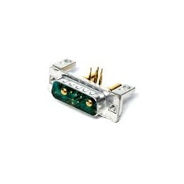 1 pcs : 3007W2PCT42N20X - D-Sub Mixed Contact Connectors 7W2 M R/A SIGNAL 20A SC POWER