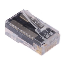 5 pcs - Bel-Stewart Male RJ45 Connector, Cable Mount, Cat6, UTP Shield