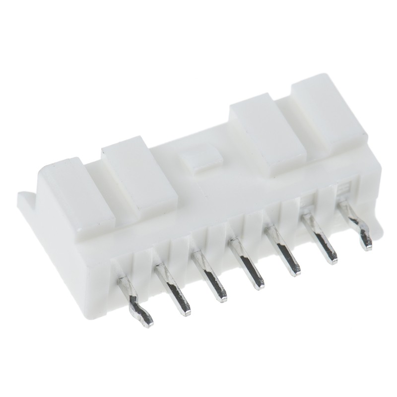 10 pcs - JST PA Series Straight Through Hole PCB Header, 7 Contact(s), 2.0mm Pitch, 1 Row(s), Shrouded