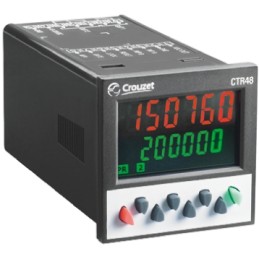 1 pcs - Crouzet CTR48 Counter, 6 Digit, 40kHz, 260 V ac