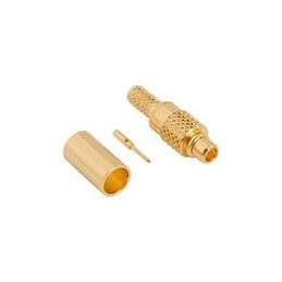 1 pcs : 262101 - RF Connectors / Coaxial Connectors MMCX STRAIGHT PLUG 174/316 GOLD STD POL