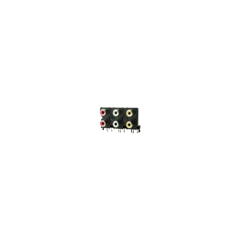 1 pcs : RCJ-61232323 - RCA Phono Connectors RCA Connectors
