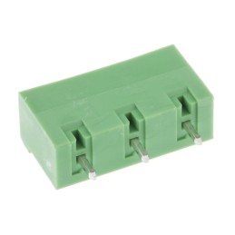 5 pcs - Phoenix Contact 7.62mm Pitch 3 Way Pluggable Terminal Block, Header, Through Hole, Solder Termination