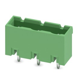 5 pcs - Phoenix Contact 7.62mm Pitch 3 Way Pluggable Terminal Block, Header, Through Hole, Solder Termination