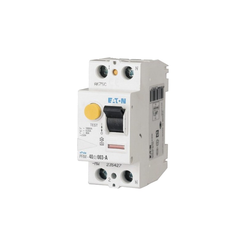 1 pcs - Eaton RCD, 25A, 2 Pole, 30mA, Type G