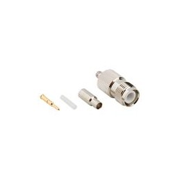 1 pcs : 122138RP - RF Connectors / Coaxial Connectors TNC ST JK RG316/174 LMR100 REV POLARITY