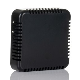 1 pcs - Hammond 1551 Series Black ABS Enclosure, IP30, Black Lid, 80 x 80 x 20mm