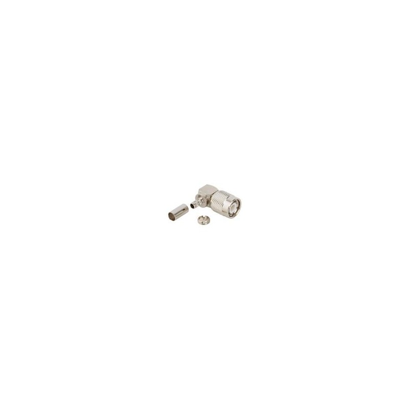 1 pcs : 122430 - RF Connectors / Coaxial Connectors TNC R/A PLUG RG55 223 142 400