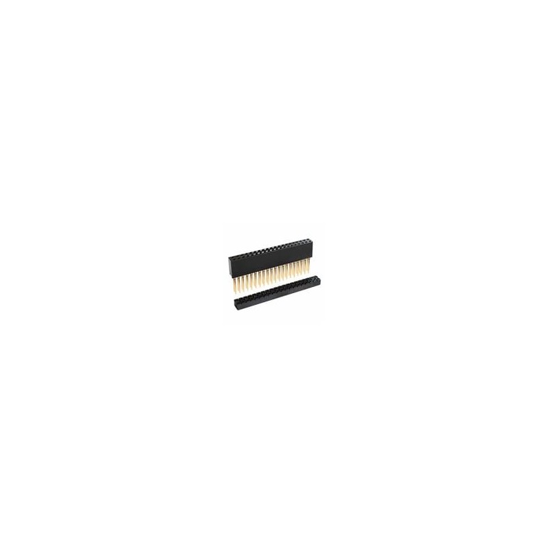 1 pcs : M20-6152005 - PC/104 Connectors 20P STACKTHROUGH PRESS FIT GOLD