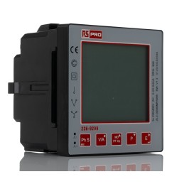 1 pcs - RS PRO 1, 3 Phase Backlit Energy Meter, Type Energy Meter