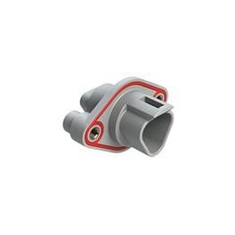 1 pcs : AT04-3P-PM05 - Automotive Connectors 3 PIN PNL MNT W/GASKET THREADED