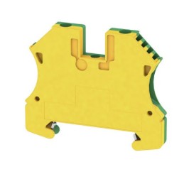 5 pcs - Weidmuller 2-Way WPE 4 Earth Terminal Block, 10 - 22 AWG Wire, Screw Down, Wemid Housing, ATEX