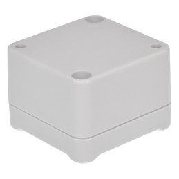 1 pcs - RS PRO Grey ABS Enclosure, IP67, IK09, Grey Lid, 50.95 x 48.9 x 36.15mm