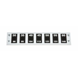 10 pcs - RS PRO Temperature Sensitive Label, 30°C to 60°C, 7 Levels