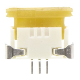 10 pcs - Molex, Easy-On, 52207 1mm Pitch 3 Way Right Angle Female FPC Connector, ZIF Top Contact