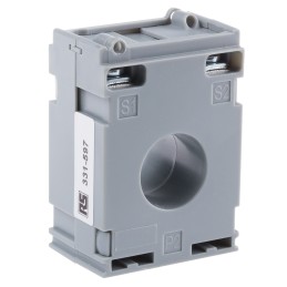 1 pcs - HOBUT CT132 Series DIN Rail Mounted Current Transformer, 40A Input, 40:5, 5 A Output, 21mm Bore