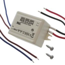 1 pcs - Recom LED Driver, 3 - 9.5V dc Output, 3W Output, 500mA Output, Constant Current / Constant Voltage
