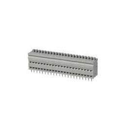 1 pcs : TBL009V-254-22GY-2GY - Fixed Terminal Blocks Terminal block, screwless, 2.54, Vertical, 22, Gray w Gray Button