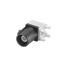 1 pcs : 59S22B-40MT5-D - RF Connectors / Coaxial Connectors Plug PC-Board SMD Right AngleD BViolet