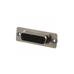 1 pcs : 780-M26-203L011 - D-Sub High Density Connectors IP67,26P HD FEM SCUP NI W/CLINCH NUT 1