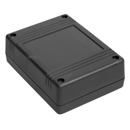 1 pcs - RS PRO Black ABS Enclosure, IP54, IK06, Black Lid, 120 x 90 x 38mm