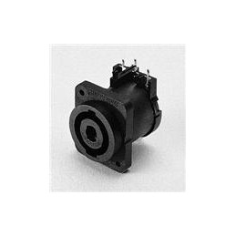 1 pcs : HPCP420RA - Loudspeaker Connectors 4 PIN PANEL CON RECT RA PC