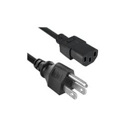 1 pcs : 312040-01 - AC Power Leads SJT PWR CORD 16AWG 125V 13A BLACK