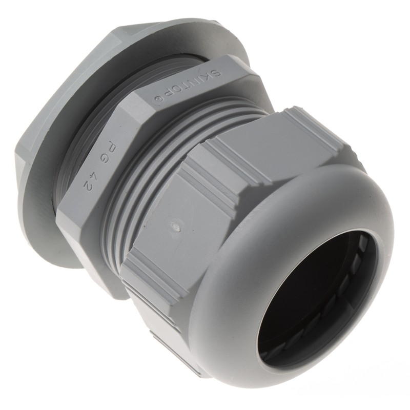 5 pcs - Lapp SKINTOP Series Grey Polyamide Cable Gland, PG42 Thread, 35mm Min, 38mm Max, IP68