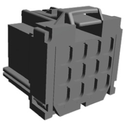 5 pcs - TE Connectivity, AMP MCP 2.8 Automotive Connector Socket 12 Way