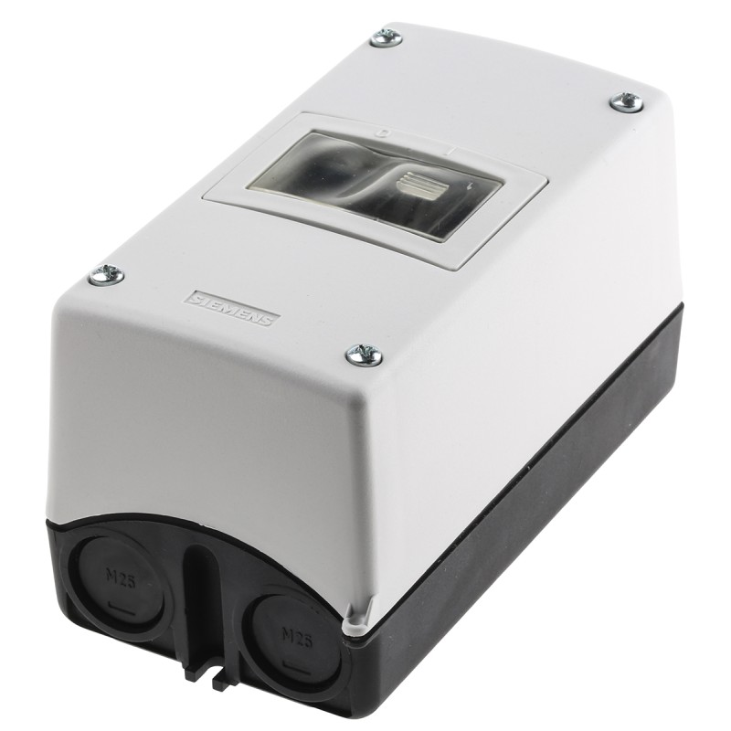 1 pcs - Siemens SIRIUS Series Enclosure for Use with 3RV10 Motor Starter Protector, 3RV16 Motor Starter Protector