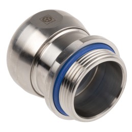 5 pcs - Lapp SKINTOP Series Metallic Stainless Steel Cable Gland, M32 Thread, 8mm Min, 15mm Max, IP69K