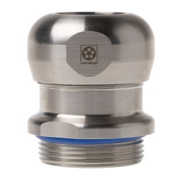 5 pcs - Lapp SKINTOP Series Metallic Stainless Steel Cable Gland, M32 Thread, 8mm Min, 15mm Max, IP69K