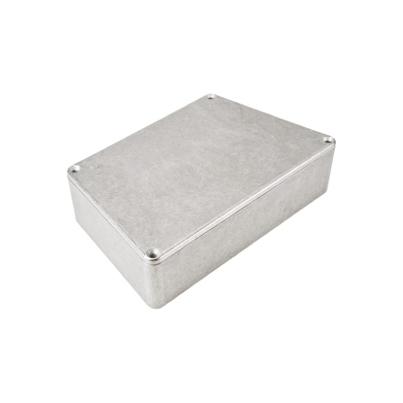 1 pcs - Hammond 1590 Series Natural Die Cast Aluminium Enclosure, IP54, Natural Lid, 151.02 x 95 x 39mm