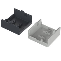 1 pcs - Bopla Universal Series Grey ABS Enclosure, IP44, 50 x 50 x 30mm