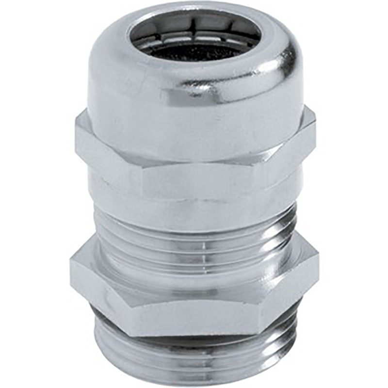 5 pcs - Lapp SKINTOP Series Metallic Nickel Plated Brass Cable Gland, PG36 Thread, 19mm Min, 26mm Max, IP68