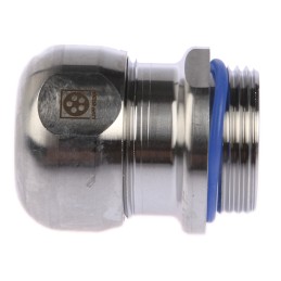 5 pcs - Lapp SKINTOP Series Metallic Stainless Steel Cable Gland, M25 Thread, 9mm Min, 17mm Max, IP69K