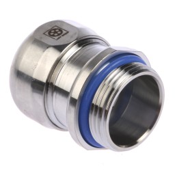 5 pcs - Lapp SKINTOP Series Metallic Stainless Steel Cable Gland, M25 Thread, 9mm Min, 17mm Max, IP69K