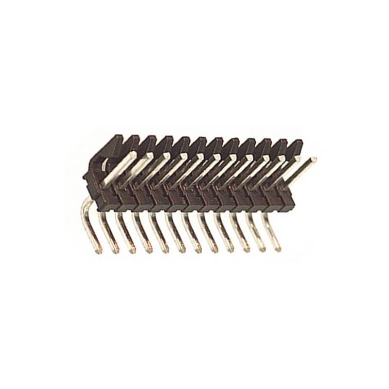 150 pcs - Molex KK 396 Series Right Angle Through Hole Pin Header, 12 Contact(s), 3.96mm Pitch, 1 Row(s), Unshrouded