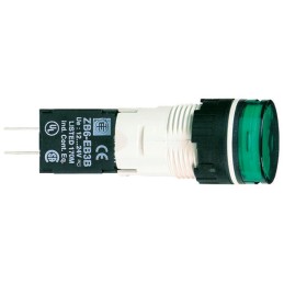 1 pcs - Schneider Electric, Harmony XB6, Panel Mount White Pilot Light Head, 16mm Cutout, IP65, Round