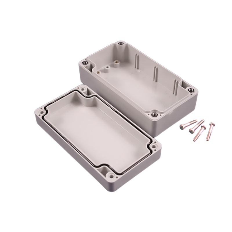 1 pcs - Hammond 1554 Series Polycarbonate Enclosure, IP68, 3.5 x 3.5 x 2.4in