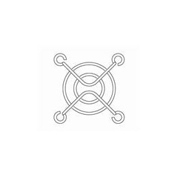 1 pcs : LZ29-1 - Fan Accessories Fan Guard Grille for 400 Series, PG69