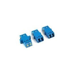 1 pcs : 956-390-55010 - Fibre Optic Connectors LCAdapShutCerSlvDplx SCSmplxNoFlngBlu